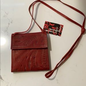 Cross body wallet purse